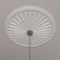 Ekena Millwork Leandros Ceiling Medallion (Fits Canopies up to 5"), 33 1/8"OD x 3 1/2"ID x 1 3/8"P, Primed White CM33LE - alternate 7